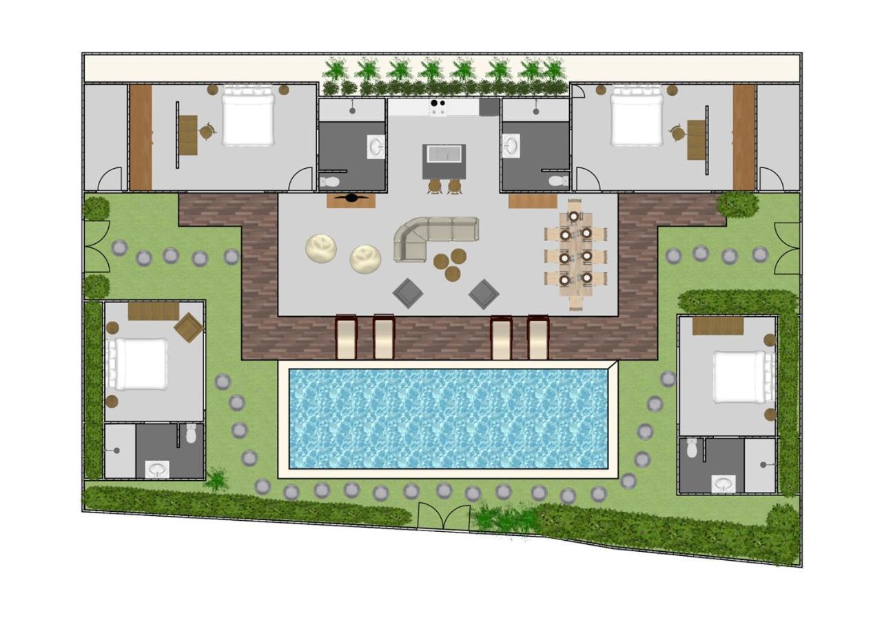 Villa Aksara By Optimum Bali Villas Seminyak  Bagian luar foto